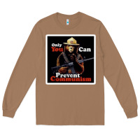Toasted Coconut only you can prevent communism Long Sleeve Tee - linhVisuals