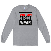 Heather Grey vision street wear tshirt Long Sleeve Tee - linhVisuals