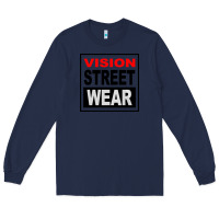 Navy vision street wear tshirt Long Sleeve Tee - linhVisuals