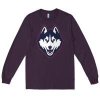 Plum wolf head tshirt Long Sleeve Tee - linhVisuals