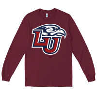 Burgundy liberty flames Long Sleeve Tee - linhVisuals
