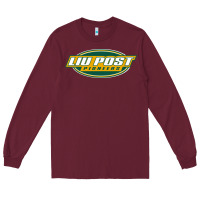 Burgundy liu post pioneers Long Sleeve Tee - linhVisuals