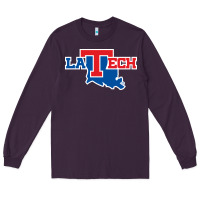 Plum louisiana tech bulldogs Long Sleeve Tee - linhVisuals