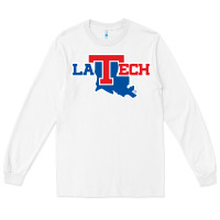 White louisiana tech bulldogs Long Sleeve Tee - linhVisuals