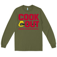 Army Green Cookout Long Sleeve Tee - linhVisuals