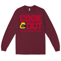 Burgundy Cookout Long Sleeve Tee - linhVisuals