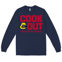 Navy Cookout Long Sleeve Tee - linhVisuals