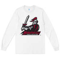 White manhattanville valiants Long Sleeve Tee - linhVisuals
