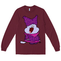 Burgundy chowder Long Sleeve Tee - linhVisuals