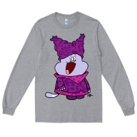 Heather Grey chowder Long Sleeve Tee - linhVisuals