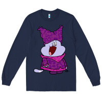 Navy chowder Long Sleeve Tee - linhVisuals