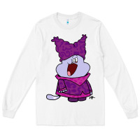 White chowder Long Sleeve Tee - linhVisuals