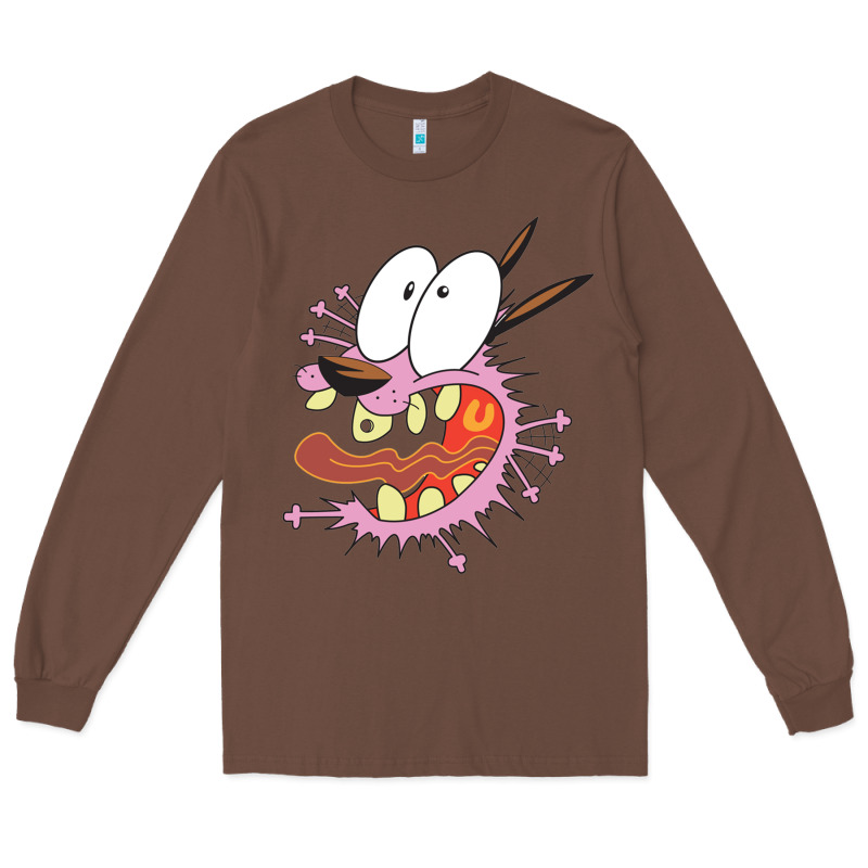 Courage The Cowardly Dog Long Sleeve Tee by linhVisuals | Teevron
