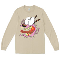 Mushroom courage the cowardly dog Long Sleeve Tee - linhVisuals