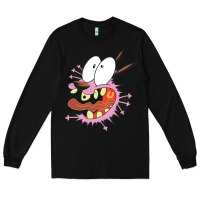 Black courage the cowardly dog Long Sleeve Tee - linhVisuals