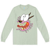 Matcha courage the cowardly dog Long Sleeve Tee - linhVisuals