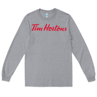 Heather Grey Tim Hortons Long Sleeve Tee - linhVisuals
