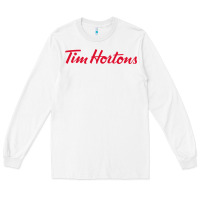 White Tim Hortons Long Sleeve Tee - linhVisuals