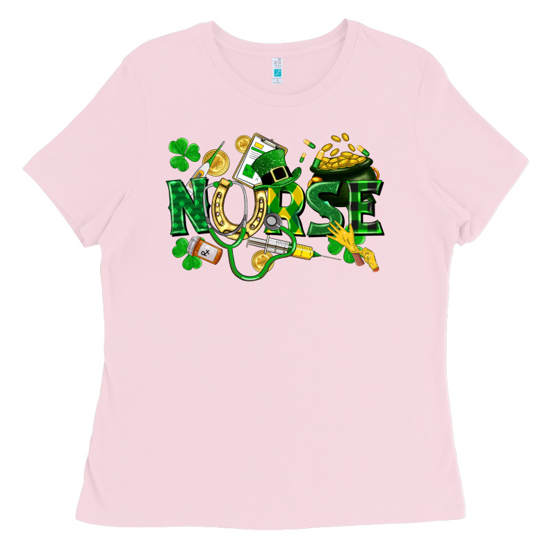 Nurse St Patrick Ladies Tee by FaDigitalArtStudio | Teevron