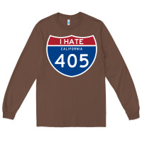 Chestnut los angeles california interstate 405 (i 405) sweatshirt Long Sleeve Tee - linhVisuals