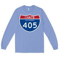 Colony Blue los angeles california interstate 405 (i 405) sweatshirt Long Sleeve Tee - linhVisuals