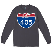 Smoke los angeles california interstate 405 (i 405) sweatshirt Long Sleeve Tee - linhVisuals