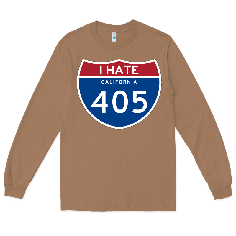 Los Angeles California Interstate 405 (i 405) Sweatshirt Long Sleeve Tee by linhVisuals | Teevron