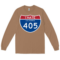 Toasted Coconut los angeles california interstate 405 (i 405) sweatshirt Long Sleeve Tee - linhVisuals