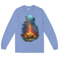 Colony Blue Souls Bonfire Long Sleeve Tee - linhVisuals