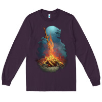 Plum Souls Bonfire Long Sleeve Tee - linhVisuals