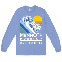 Colony Blue mammoth mountain california retro ski sweatshirt Long Sleeve Tee - linhVisuals