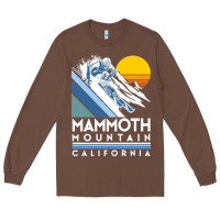 Chestnut mammoth mountain california retro ski sweatshirt Long Sleeve Tee - linhVisuals