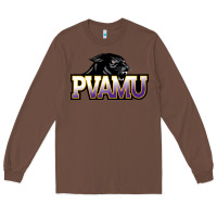 Chestnut Prairie View A&M Panthers And Lady Panthers Rectangle Patch Long Sleeve Tee - linhVisuals