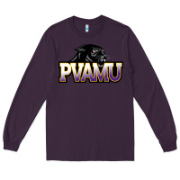 Plum Prairie View A&M Panthers And Lady Panthers Rectangle Patch Long Sleeve Tee - linhVisuals