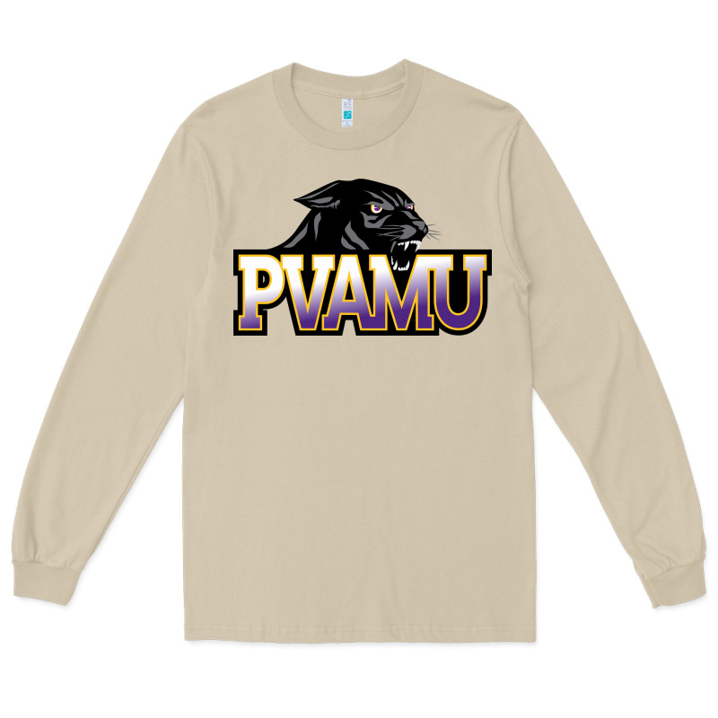 Prairie View A&m Panthers And Lady Panthers Rectangle Patch Long Sleeve Tee by linhVisuals | Teevron