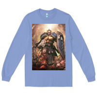 Colony Blue Warhammer Characters Long Sleeve Tee - linhVisuals