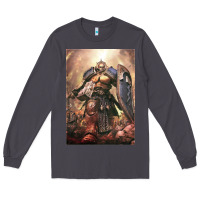 Smoke Warhammer Characters Long Sleeve Tee - linhVisuals