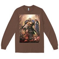 Chestnut Warhammer Characters Long Sleeve Tee - linhVisuals