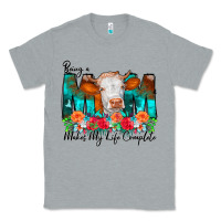 Heather Grey Being a Mom Makes My Life Complete Classic Tee - CowCowDesign