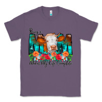 Lavender Being a Mom Makes My Life Complete Classic Tee - CowCowDesign