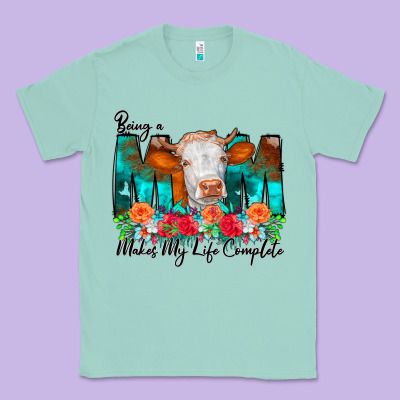 Being A Mom Makes My Life Complete Classic Tee Designed By Cowcowdesign
