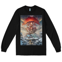 Black The Painted World Long Sleeve Tee - linhVisuals
