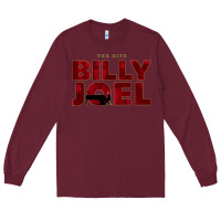 Burgundy the hits billy - joel the best pianist Long Sleeve Tee - linhVisuals