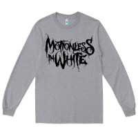 Heather Grey Motionless In White Long Sleeve Tee - linhVisuals