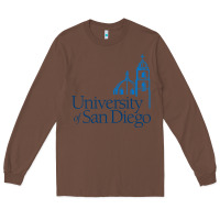Chestnut The university of san diego Long Sleeve Tee - linhVisuals
