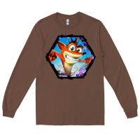 Chestnut CRASH BANDICOOT LEGENDS Long Sleeve Tee - linhVisuals