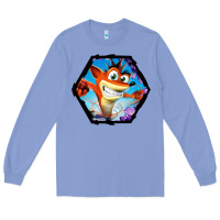 Colony Blue CRASH BANDICOOT LEGENDS Long Sleeve Tee - linhVisuals