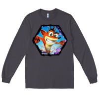 Smoke CRASH BANDICOOT LEGENDS Long Sleeve Tee - linhVisuals