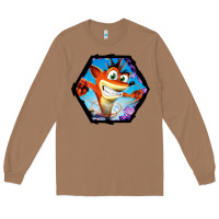 Toasted Coconut CRASH BANDICOOT LEGENDS Long Sleeve Tee - linhVisuals