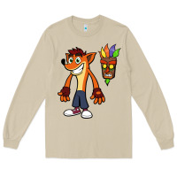 Mushroom CRASH BANDICOOT Long Sleeve Tee - linhVisuals